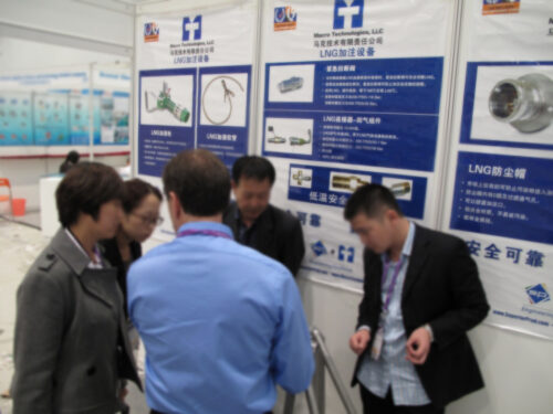 Asia Pacific Natural Gas Vehicles Association demonstrating features of the Macro LNG Nozzle